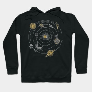 stars, planets, sun, moon Hoodie